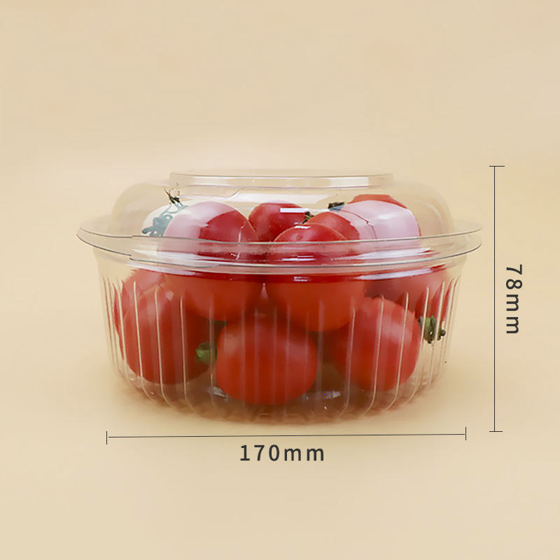 Plastic disposable transparent fresh fruit storage packing container fruit box